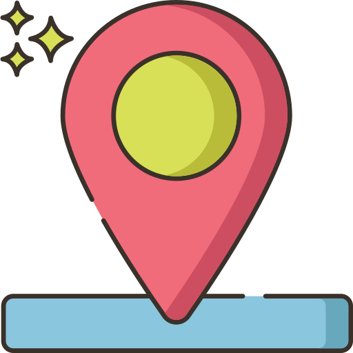 Illustration of a location pin